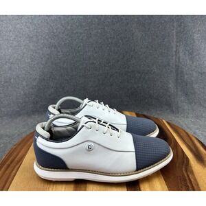 FootJoy FJ Traditions CapToe Golf Shoes 97911 White Blue Women Size 6M